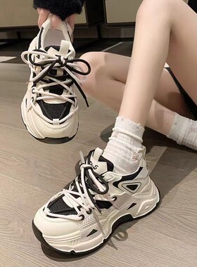儿童运动鞋初中跑步鞋女童鞋子2023春秋款网面软底大童女鞋小学生