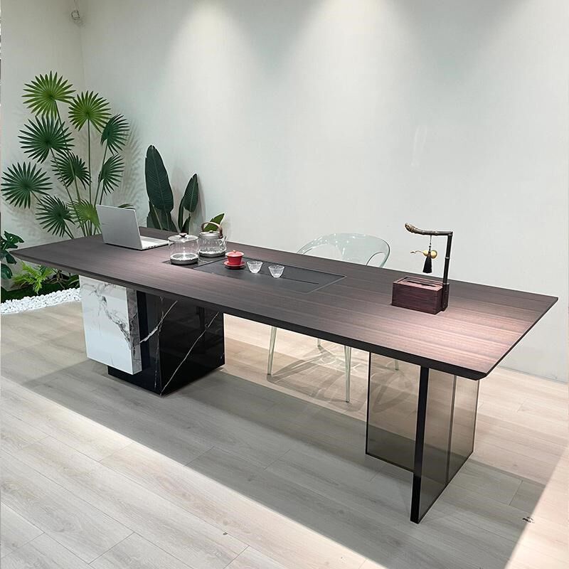 新中式实木茶桌2024新款高端黑胡桃木泡茶桌轻奢现代高级感茶台,住宅家具,家用茶台/茶桌,淘宝优惠券,粉丝福利购,淘宝优惠卷