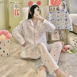 孕妇睡衣冬季怀孕期11月份冬天款空气棉月子服春秋纯棉产后哺乳女