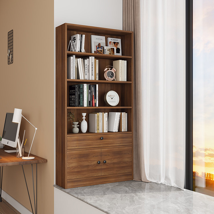 实木书柜带门飘窗柜书架置物架落地儿童收纳柜学生家用储物柜定制,住宅家具,单个书柜,淘宝优惠券,粉丝福利购,淘宝优惠卷
