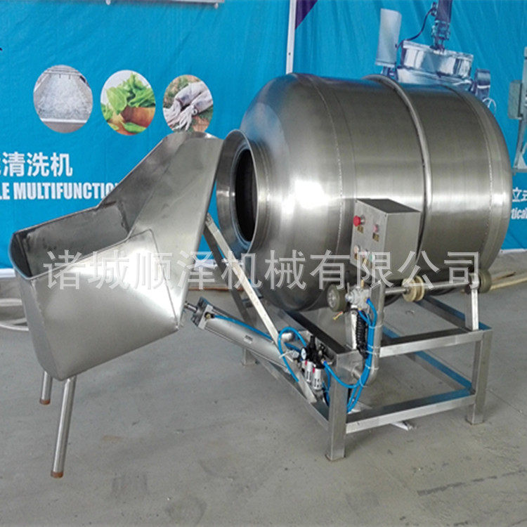 顺泽机械销售花生米拌料机 酱菜拌料机 大型酱菜滚筒搅拌机设备,清洗/食品/商业设备,滚揉机,淘宝优惠券,粉丝福利购,淘宝优惠卷