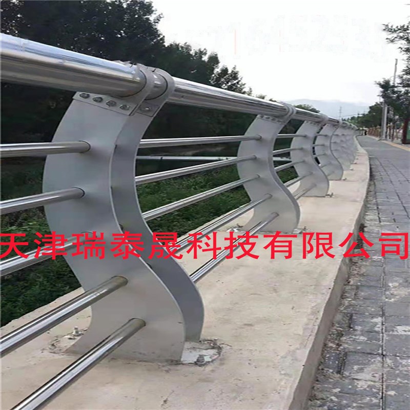 河道桥梁, 栈道运河两侧护栏 不锈钢复合管护栏厂家201/304/316