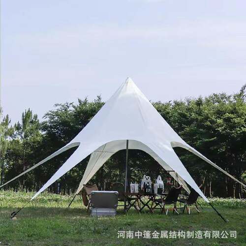 户外JP-024峰顶万重山超大型三帐篷露营穹顶幕八爪鱼单云双峰莲花