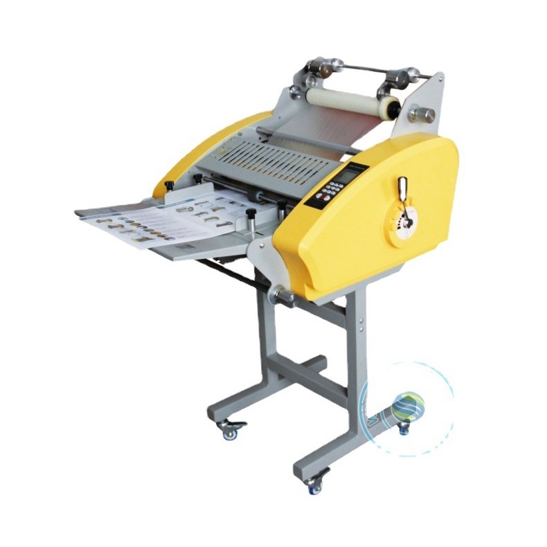 带米线刀修边刀自动进纸防卷3816自动覆膜机laminating machine