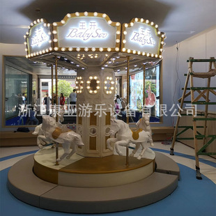 儿童游乐场设备景区户内外大型旋转木马游乐设备广场新款豪华转马