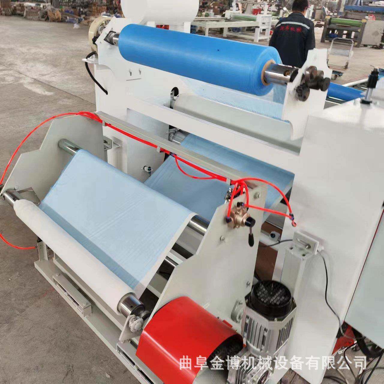 E成卷无纺加热烫合机 辊加热复免涂P膜PV胶布C膜复合机 卷对卷贴