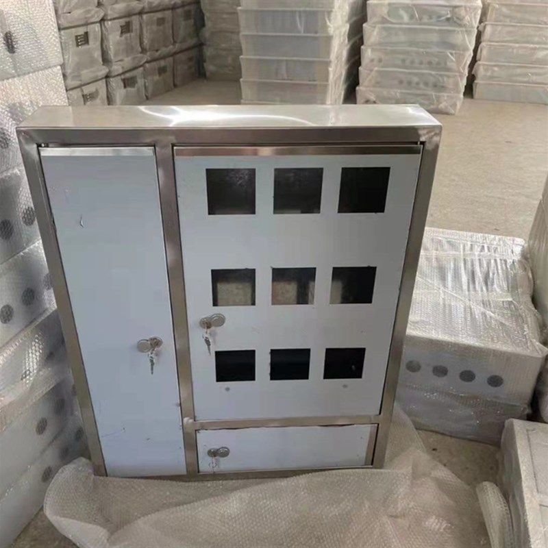 9户不锈钢电表箱92*75*16明暗装总开位单相3门不锈钢防水锈配电箱,电子/电工,强电布线箱,淘宝优惠券,粉丝福利购,淘宝优惠卷