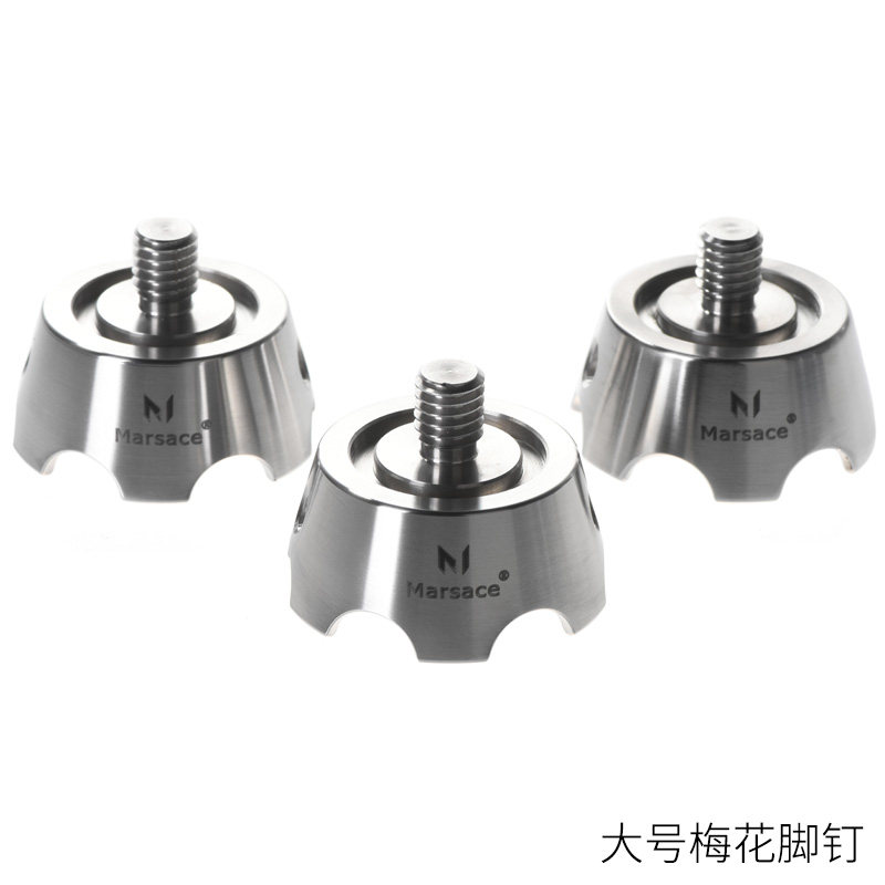 马小路Marsace 不锈钢梅花脚钉、长钉、吸盘脚钉 3/8螺纹接口