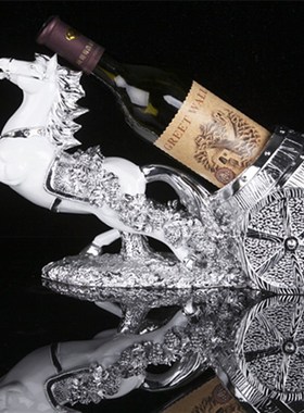 红酒架摆件轻奢高档欧式葡萄酒架客厅餐桌装饰品礼物