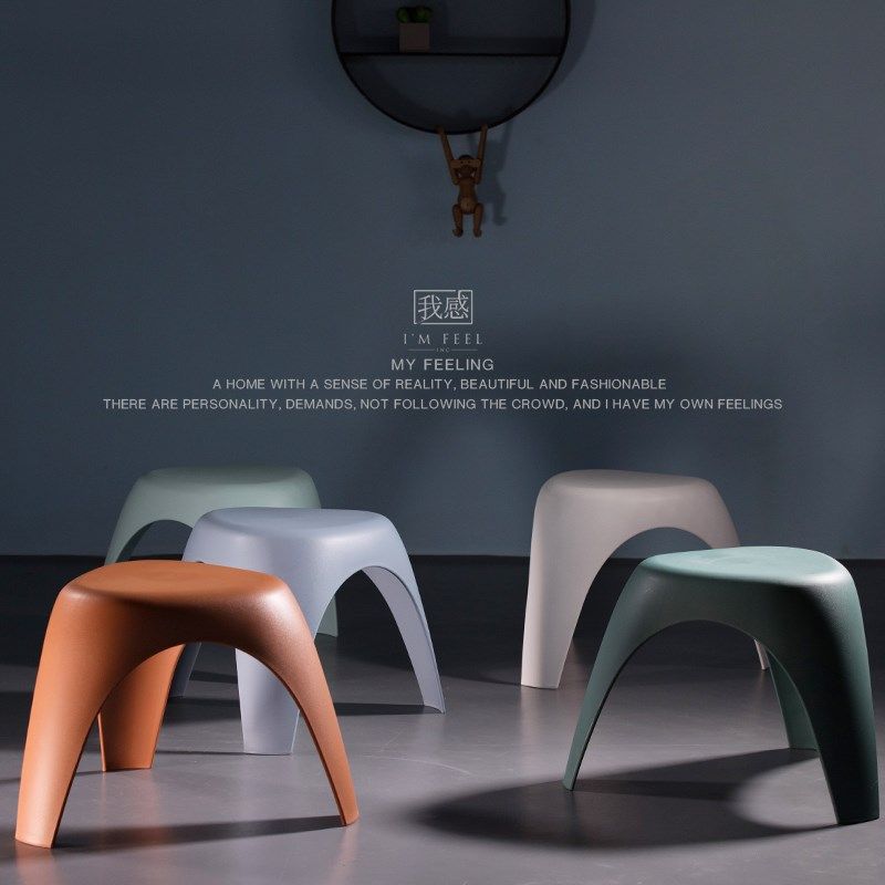 我感风等位凳子儿童学习凳简约现创意脚换鞋凳家用矮凳