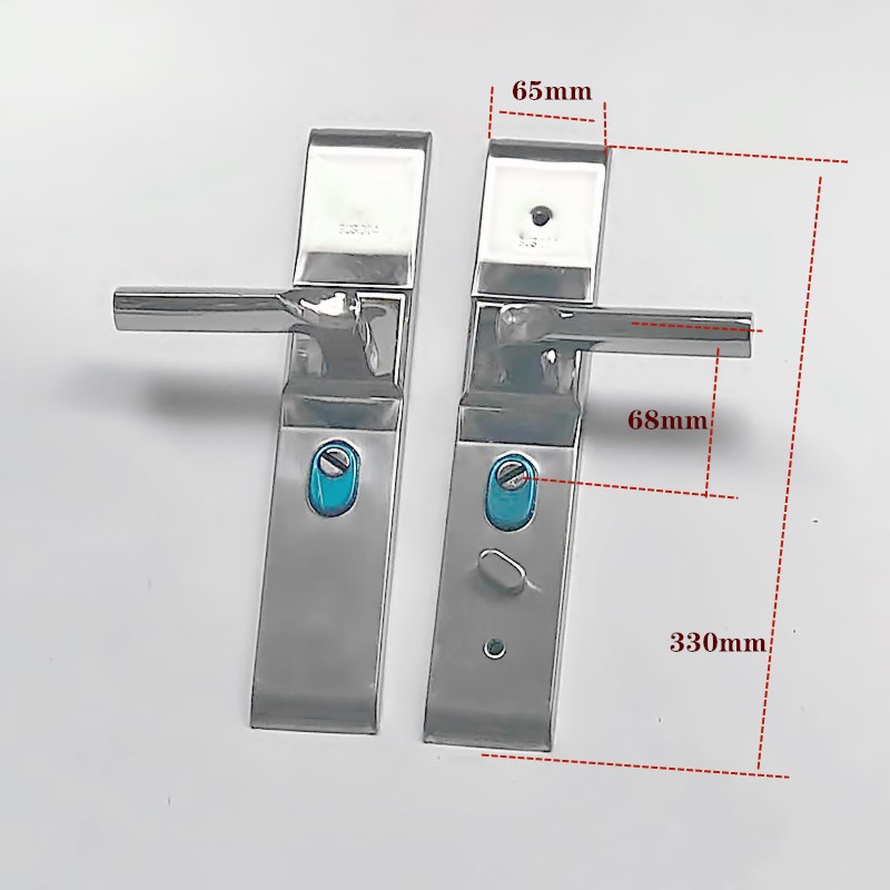 大门锁老式锁具通用型防盗门锁门锁把手双开门拉手把手入户