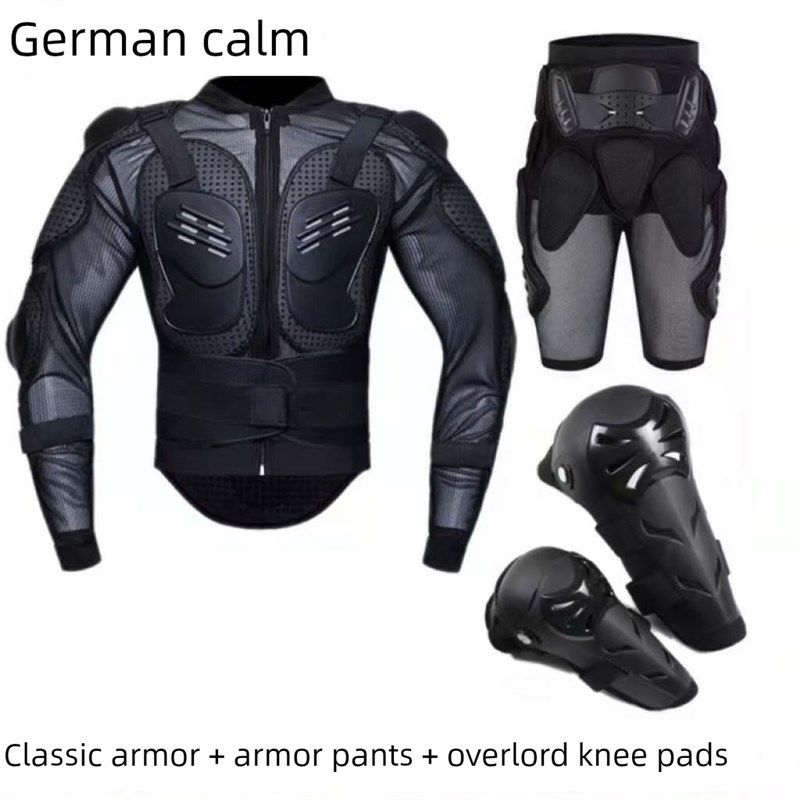 防摔摩托车重型摩托车越野赛车骑手自行车内置防护装备透气男甲