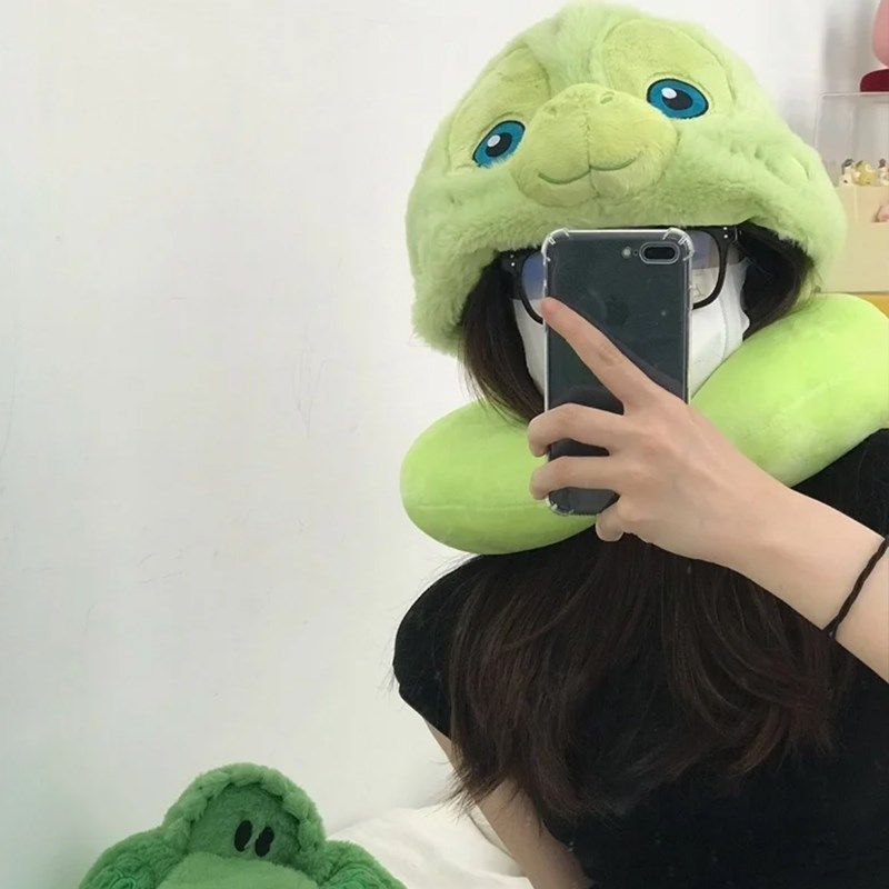 奥u型枕可爱海龟连帽靠枕旅行汽车飞机睡觉护颈,床上用品,U型枕/便携枕,淘宝优惠券,粉丝福利购,淘宝优惠卷
