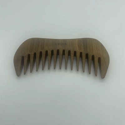 正宗绿檀木大月梳子