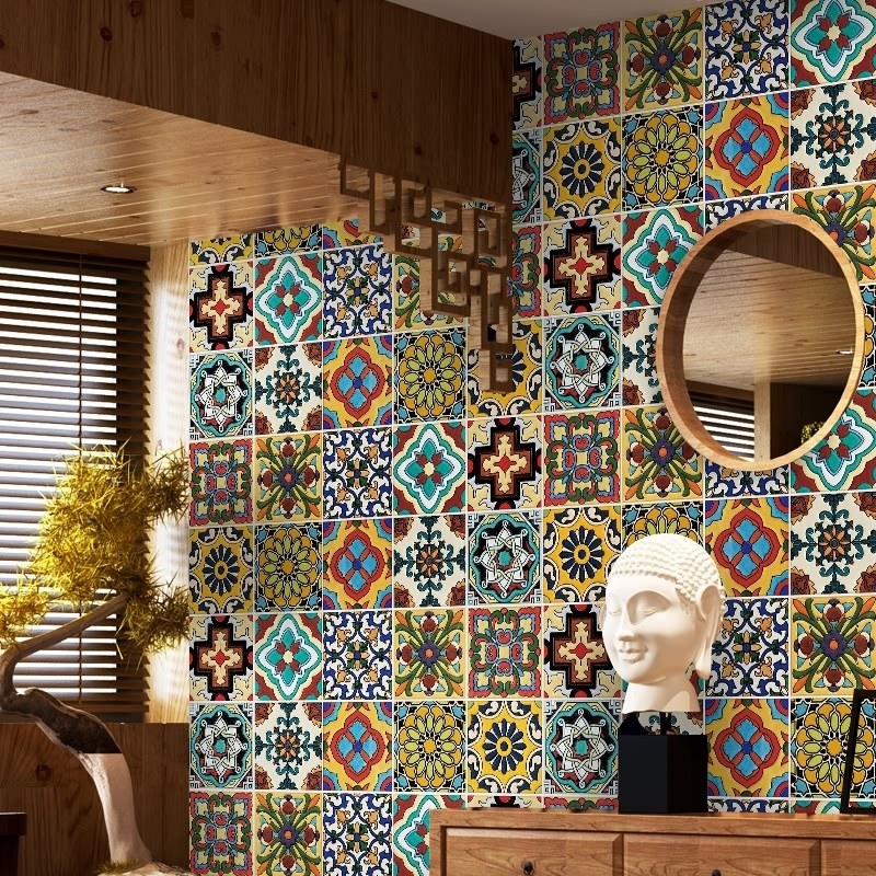 卫生间浴室防水瓷砖贴纸装饰墙纸地贴自粘墙贴厨房防油贴纸,家居饰品,软装墙贴,淘宝优惠券,粉丝福利购,淘宝优惠卷