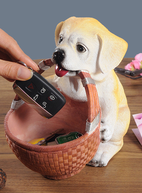 可爱创饰收纳摆件玄关入户放钥匙家居客品装意厅乔迁礼物摆设