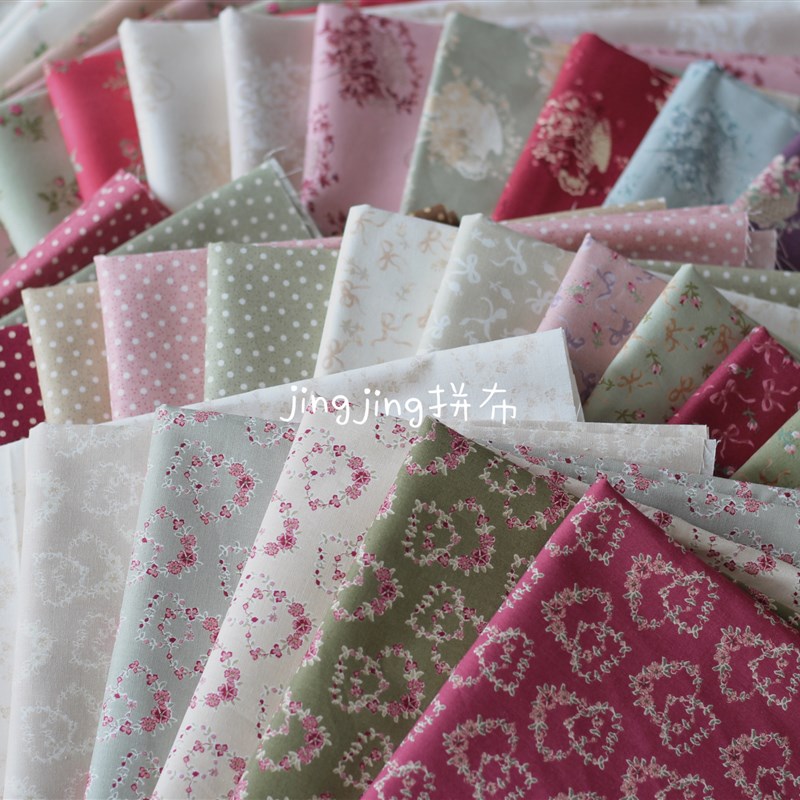 有轮布料年向野早苗老款复刻拼布娃衣面料八分米起