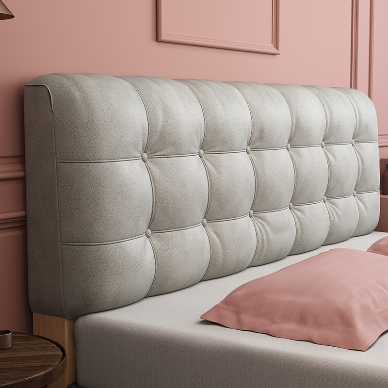 床头靠垫软床头板大靠背床头罩简约双人床靠背科技布免拆洗靠枕