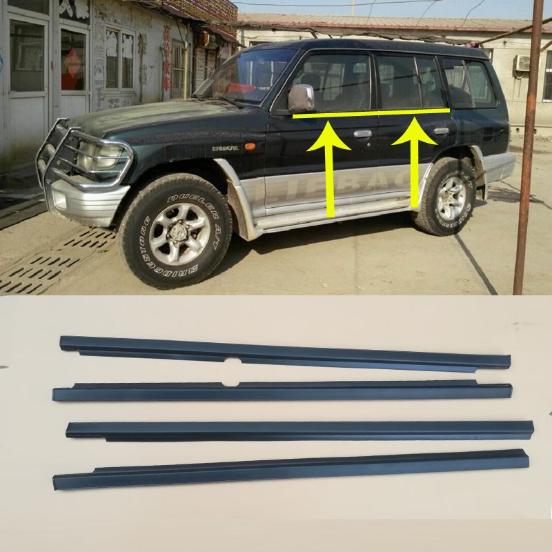 适配猎豹奇兵6470黑金刚2030车窗外压条车门玻璃外挡水密封条原装