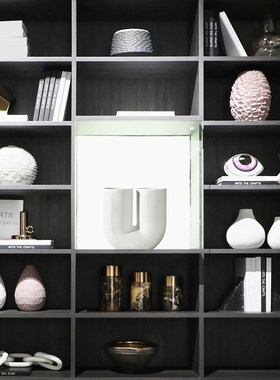 陶瓷摆件玻璃大理石家居饰品样品间家具软装摆件客厅装饰乔迁礼物