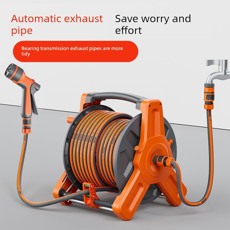 庭院家用自来水助推器冲水洗车耐用水枪自动排气管软管储存水管卡