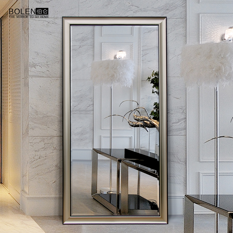 BOEN落地镜子全身镜 试衣镜简约穿衣镜全身镜壁挂 店大镜子