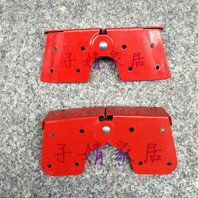 铝合金折叠人字家用梯子五金通用工程升降梯两侧加固固定合页