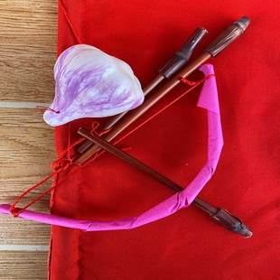 孩子男孩女孩报喜喜事出生门口挂饰亭子红子红线红布大蒜