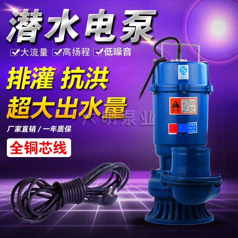 Q水泵 家用 高扬程潜水泵V  灌溉 小型抽水机三相
