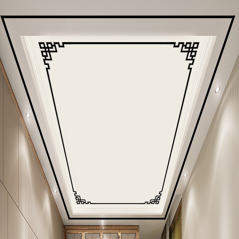 自带背胶客厅天花板吊顶对角花立体亚克力镜面墙贴边框装饰条腰线,家居饰品,软装墙贴,淘宝优惠券,粉丝福利购,淘宝优惠卷