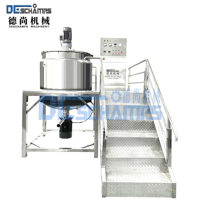 不锈钢搅拌罐食品凝胶洗衣液洗发水调配搅拌机化妆品均质搅拌锅