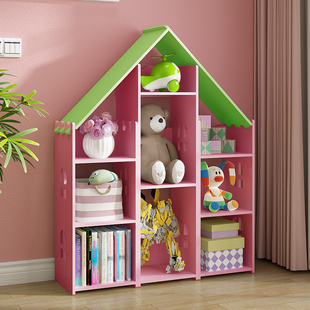 儿童书架简约现创意环保读书角幼儿园储物柜收纳柜学生书橱