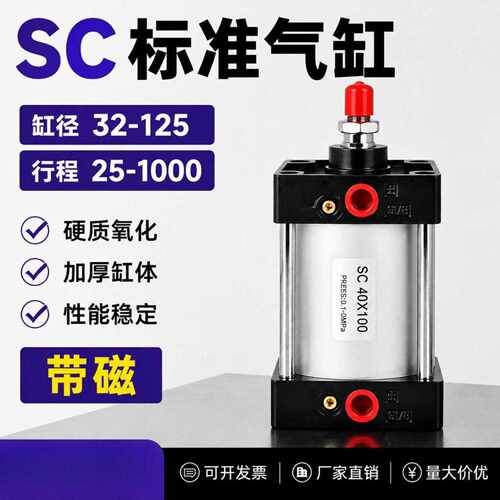 SC标准气缸带磁气动大推力系列40