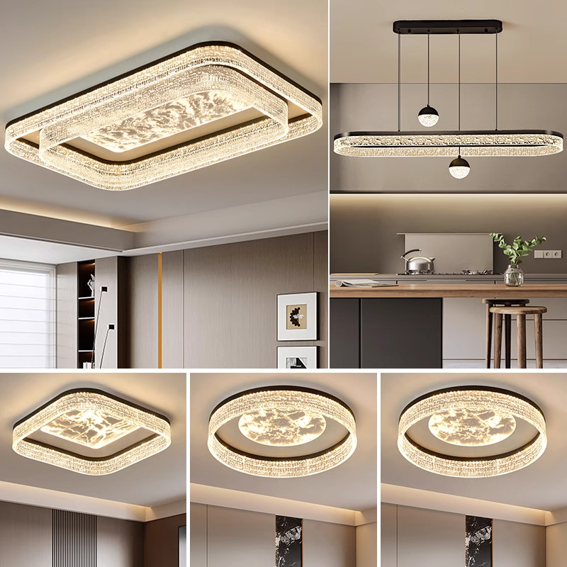 客厅主灯2025新款现代简约大气轻奢高级感家用高端意式卧室吸顶灯