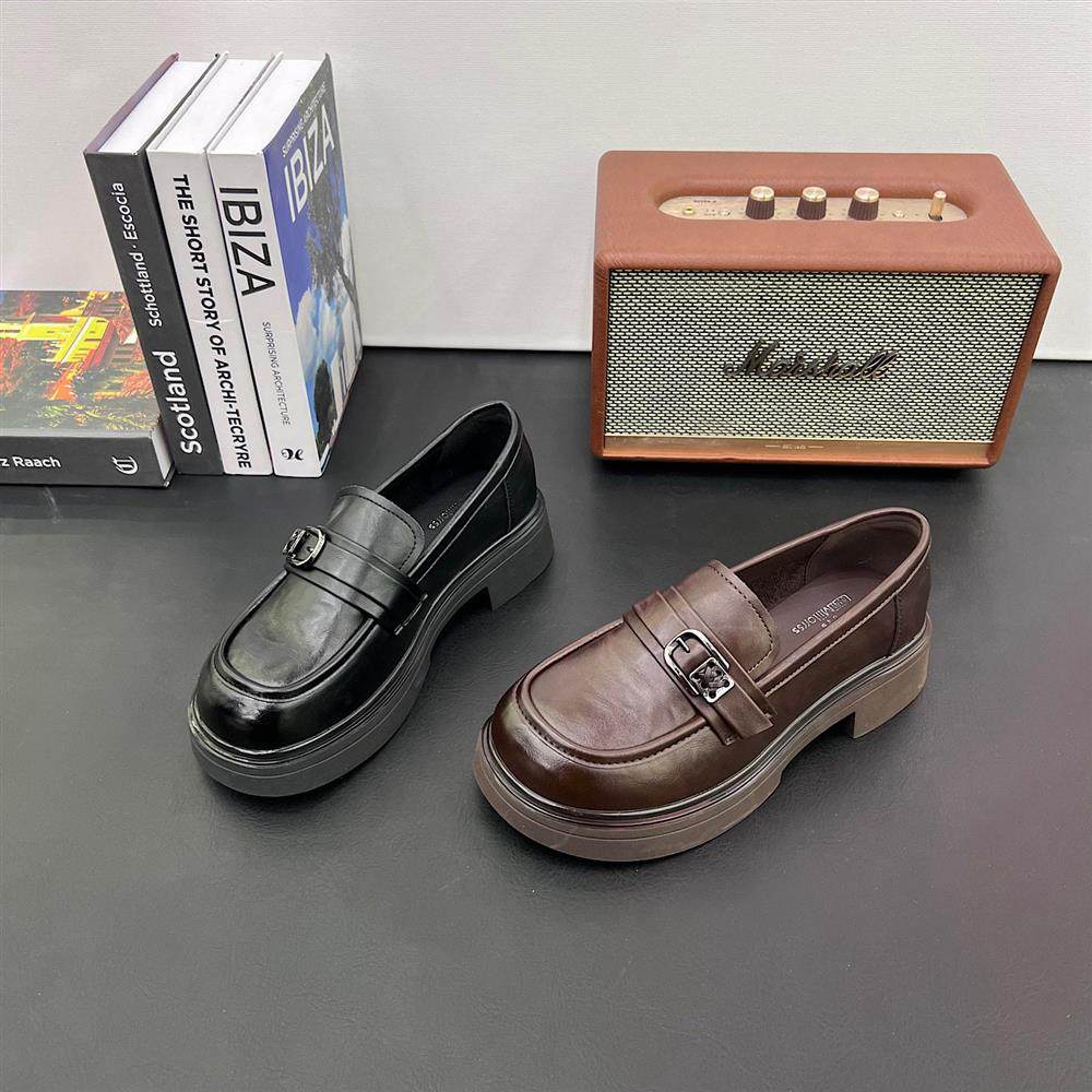 英伦风软底软面小皮鞋女2026春新款厚底增高乐福鞋上班女鞋单鞋潮,女鞋,乐福鞋（豆豆鞋）,淘宝优惠券,粉丝福利购,淘宝优惠卷