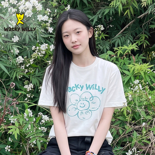 白色t恤女今年流行爆款圆领短袖