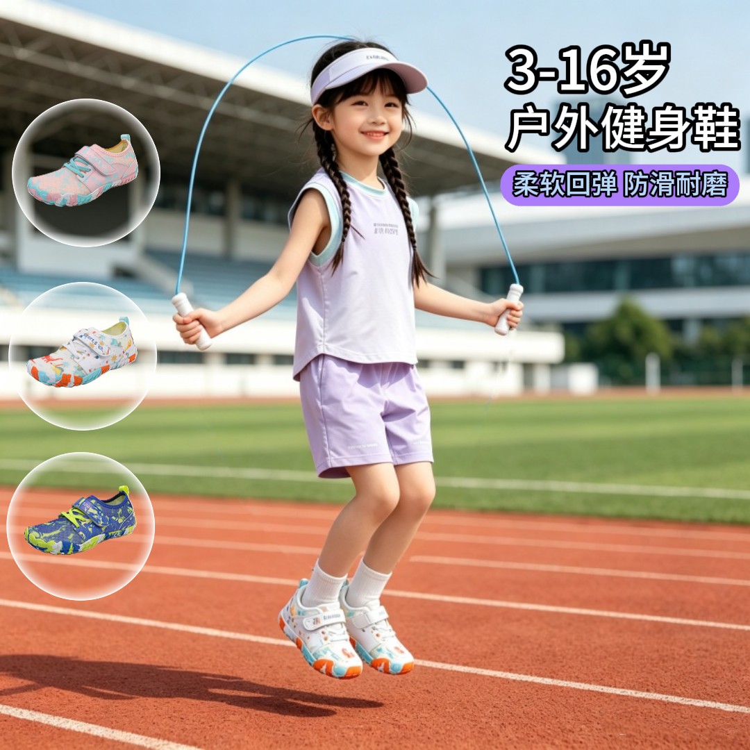 户外跳绳综合训练鞋青少年健身鞋