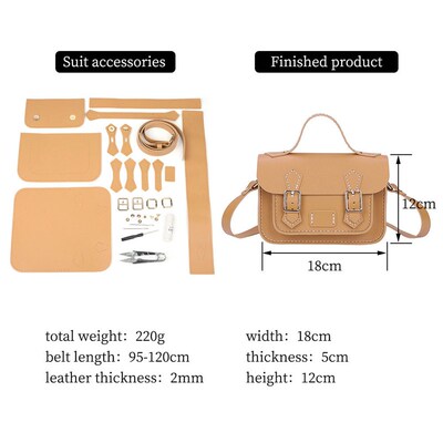 New Diy Handmade Bag Cambridge Style Hand Stitching With Sew