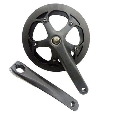 Narrow Wide Design on the Chainring of a Sturdy Bike