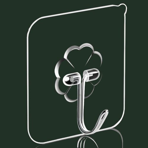 5 Pieces Strong Invisible Cartoon Transparent Anti-skid Hook