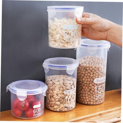 kitchen food plastic storage container box can bean bottle