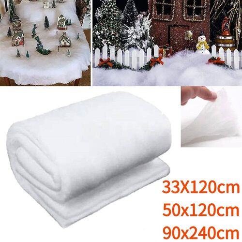 Fake Snow Blanket Christmas Decoration Party Snow Winter New