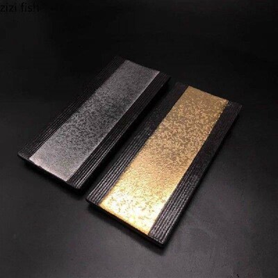 Rectangular Ceramic Dining Plate Long Strip Sushi Plates