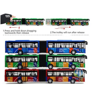 1:64 Alloy Bus Model Vehicles City Express Bus Double Buses