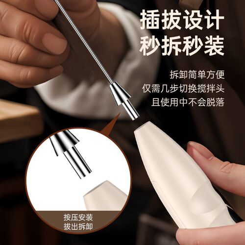 Milk Frother, Coffee Frother, Household Electric Milk Frothe