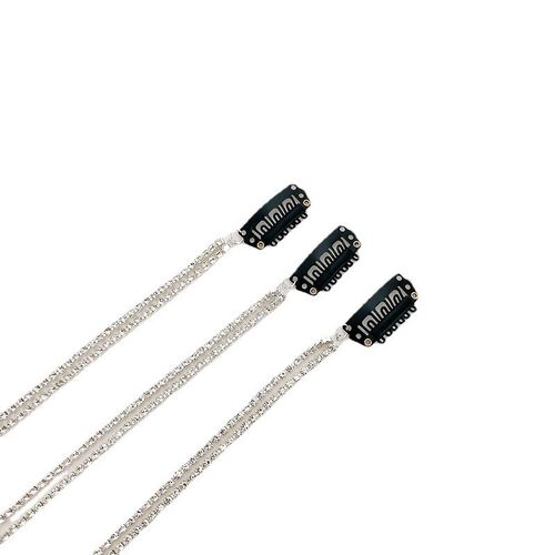 Rhinestone Chains Tassel Hair Band Temperament Braided Cryst