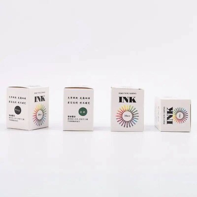 30ml Bottled Glass Smooth Writing Fountain Pen Ink Refill Sc