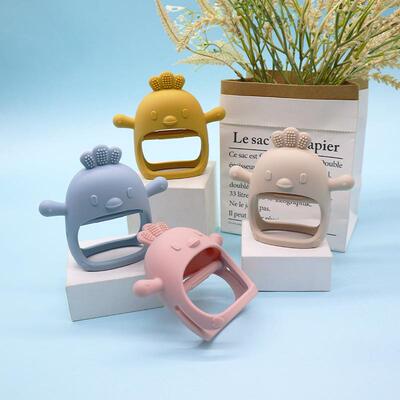 Teething silicone toy fall proof wrist teether Baby chew toy