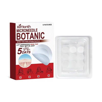 Microneedle Botanic Skin Tag Solution Patch