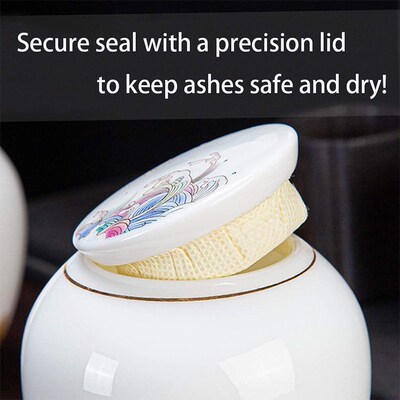 Small Cremation Urns for Human Ashes Ceramic Adult Dog Cat A